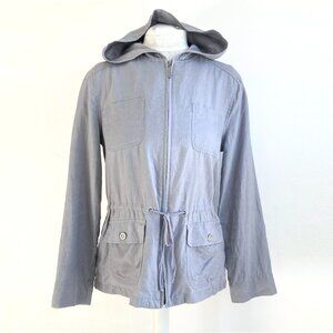 St. Tropez 100% Linen Jacket with Hood